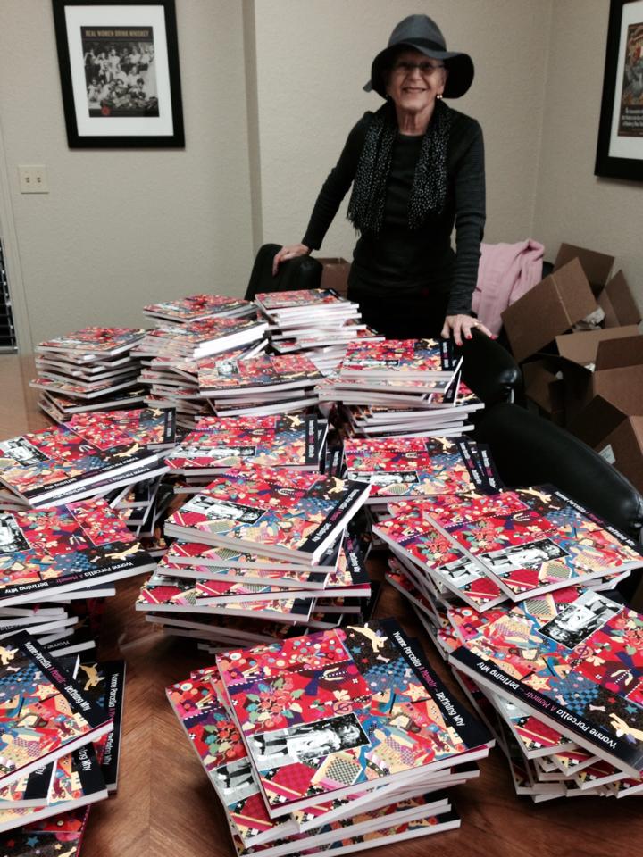 Yvonne with books